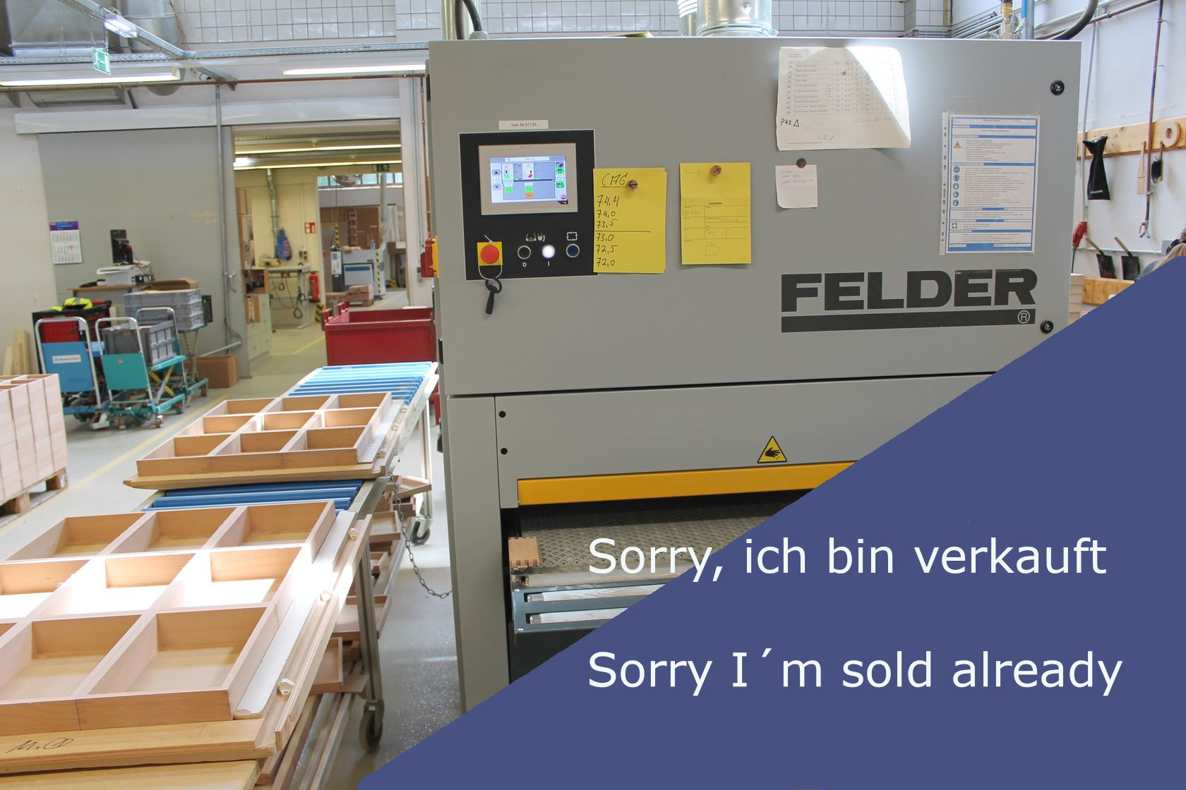 Read more about the article 4546 FELDER FW 1102 perform Breitbandschleifmaschine