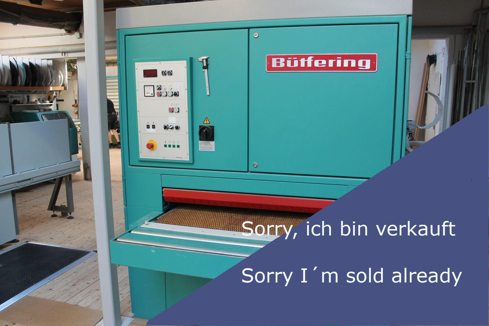 Read more about the article 4619 BÜTFERING VEGA 111-E Breitbandschleifmaschine