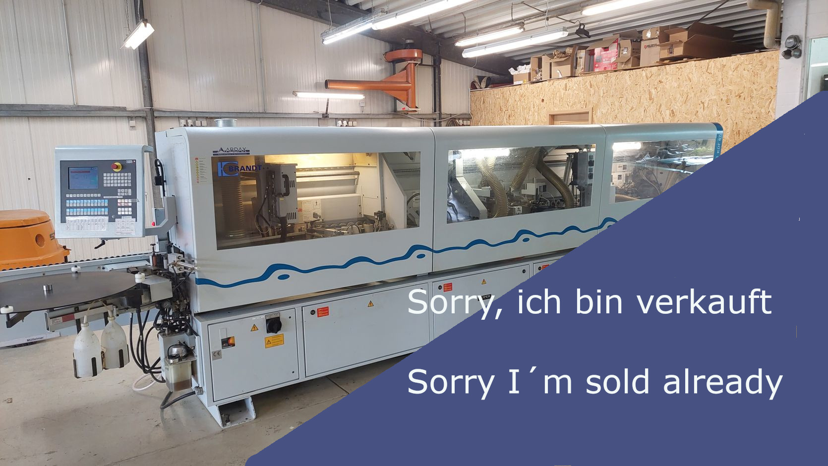 Read more about the article 4675 BRANDT KDF 670 C Kantenanleimmaschine