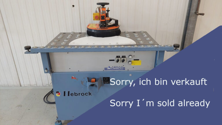 Mehr über den Artikel erfahren 4678 Hebrock HFF 08 Kantenfräsmaschine