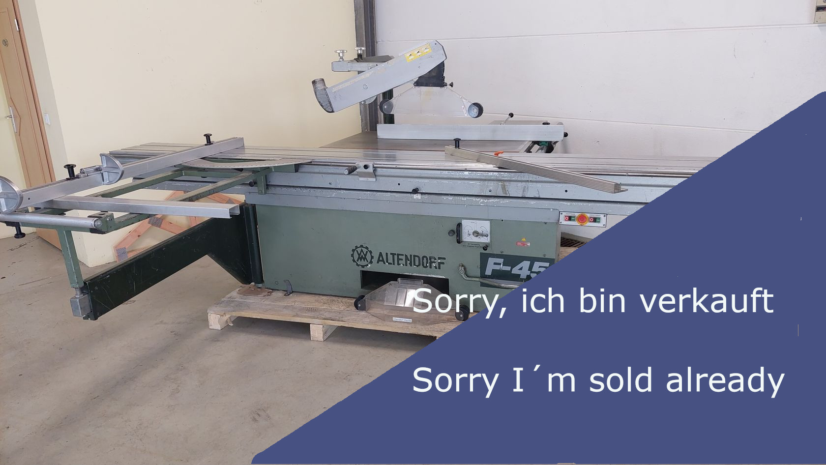 Read more about the article 4679 ALTENDORF F45 Formatkreissäge